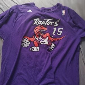 Adidas Kids Purple Raptors Tee